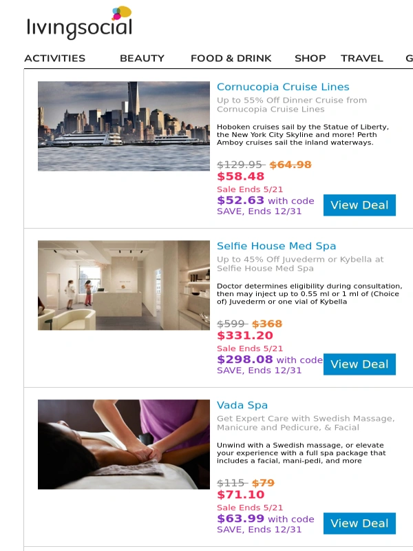 LivingSocial - Dinner Cruises