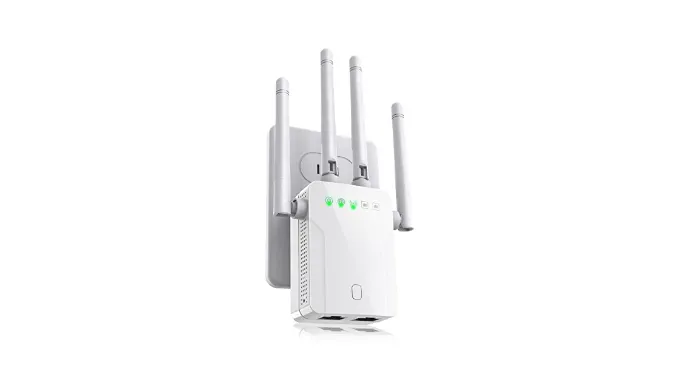 2025 Fastest WiFi Extender, WiFi Repeater, WiFi Booster, Covers Up to 6000 Sq.ft and 30 Devices, Internet Booster – with Ethernet Port, Quick Setup, Home Wireless Signal Booster