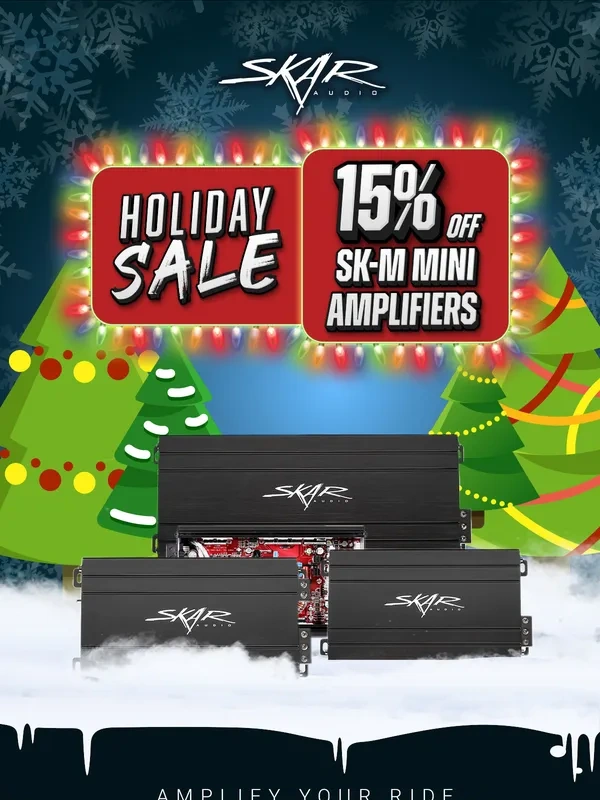 Skar Audio - ⚡ Huge power,Small foot print - Upgrade your sound with SK-M Series amplifiers ⚡