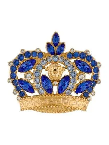 Versace Men's Crown Brooch