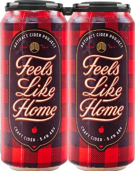 Artifact - Feels Like Home Cider 4-pack Cans 16 Oz (4 pack 16oz cans)