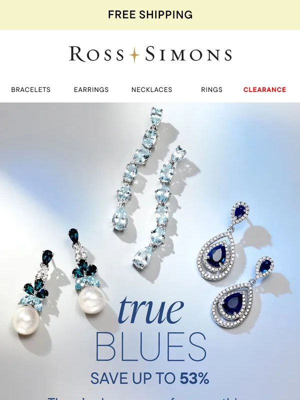 Ross Simons - Experience the endless beauty of blue jewels ?