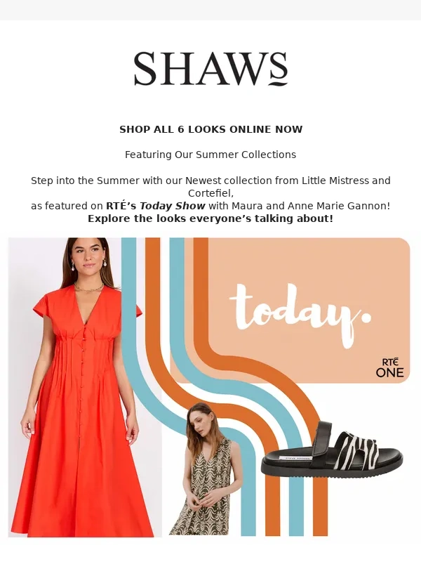 Shaws - Shop Today Show Looks | Summer Styles?