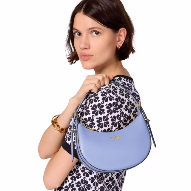 Kate Spade Outlet Madison Saffiano Leather Crescent Shoulder Bag