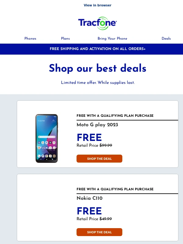 TracFone - ?Get a FREE PHONE this Black Friday!?