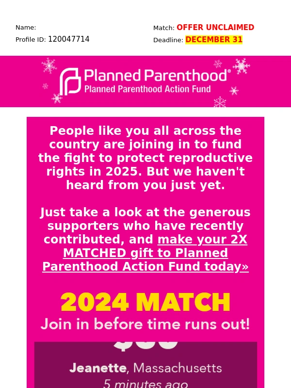 Planned Parenthood - Join our fight to protect repro rights!