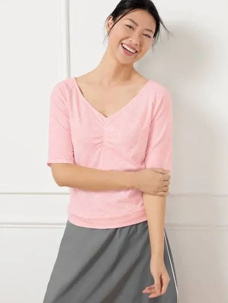 Women's Talbots Supersoft Jersey V-Neck Raglan T-Shirt