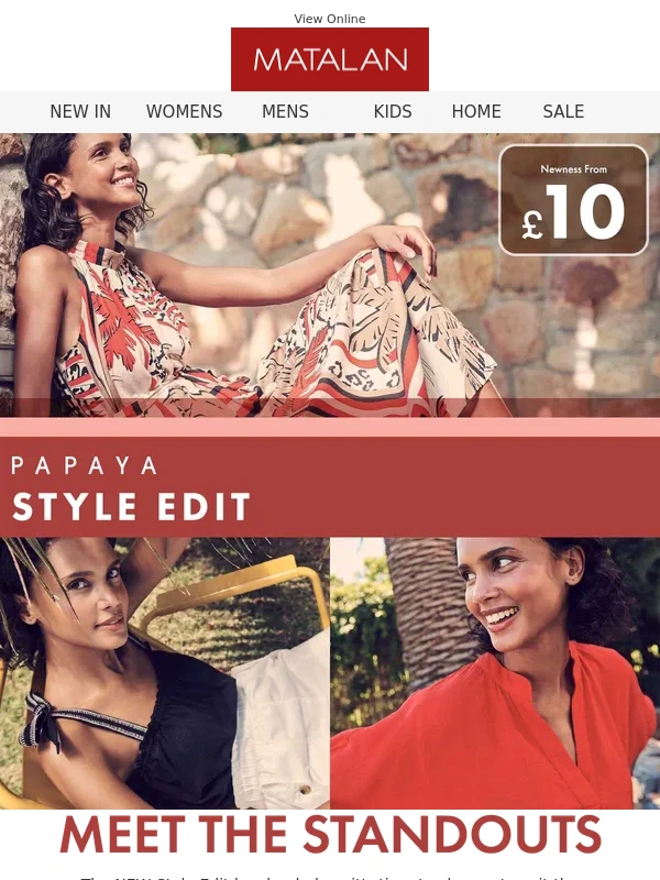 Matalan - Your sneak peek at the Style Edit ?
