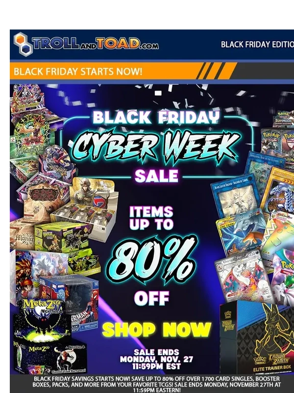 Troll And Toad - Black Friday Savings Up To 80% Off