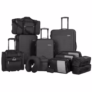 Travelers Club 14 Piece Value Travel Luggage Set