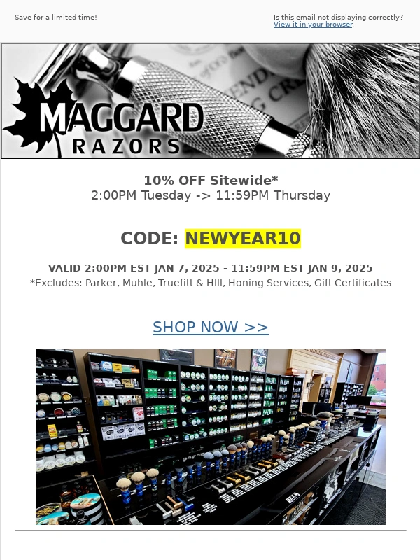 Maggard Razors - 9 Hours Left - Don't Miss 10% OFF @ Maggard Razors