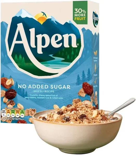 British Food Supplies Alpen No Added Sugar Muesli