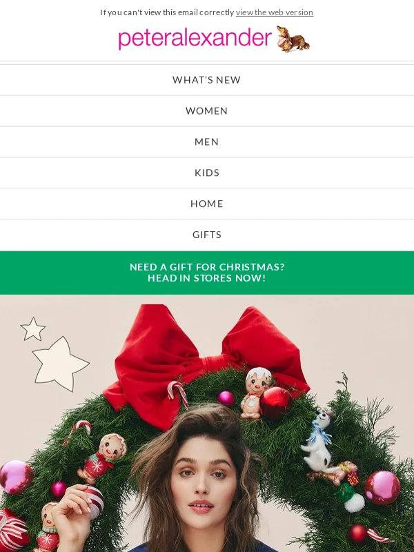 Peter Alexander - Today Only 20% Off Storewide,it's time to get gifting!
