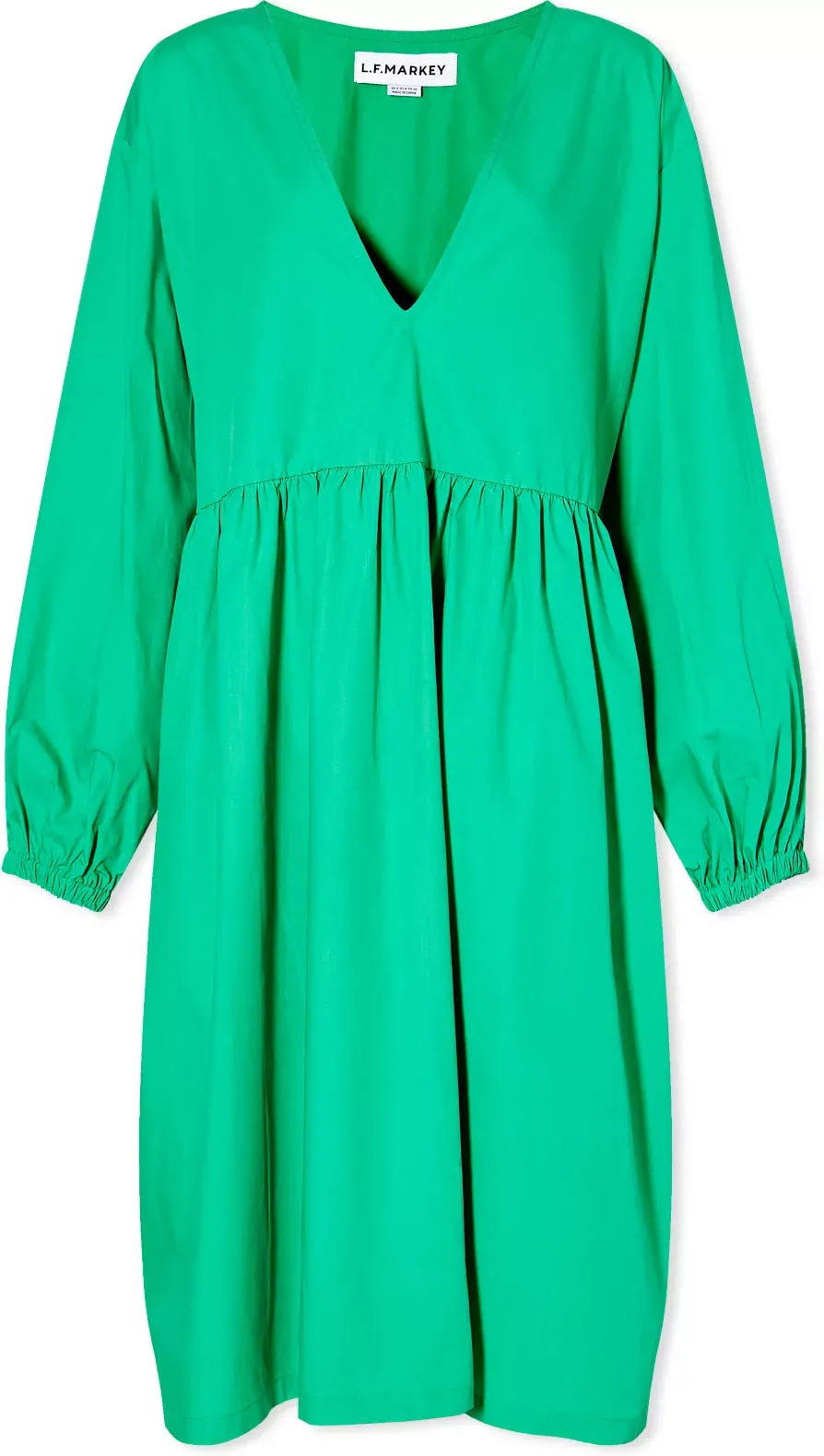 L.F. Markey Women's Warren Dress in Verde, Size UK 8
