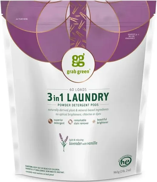 Grab Green 3 in 1 Laundry Detergent Pods