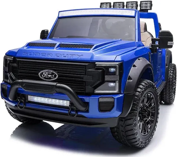 Ford F450 Kids 24V Electric Ride-On Truck Car w R/C Parental Control Remote