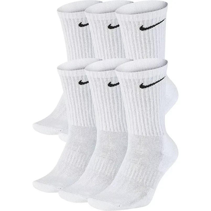 Men's Nike 6-Pack Everyday Cushioned Crew Training Socks