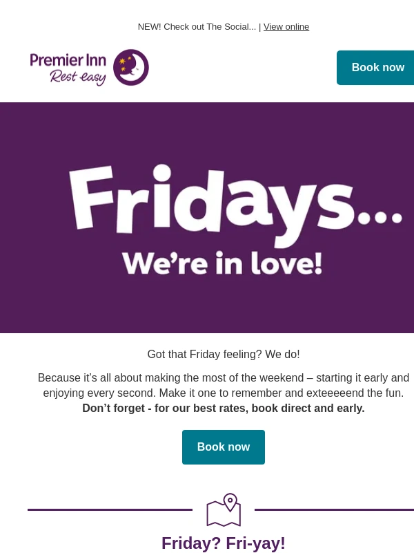 Premier Inn - We know you will appreciate this (rooms available for