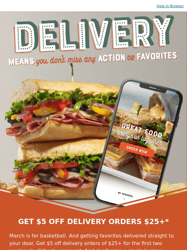 McAlister's Deli - March basketball is its own reward