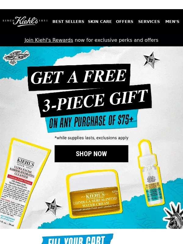 Kiehls - Don't Forget Your FREE Gift!