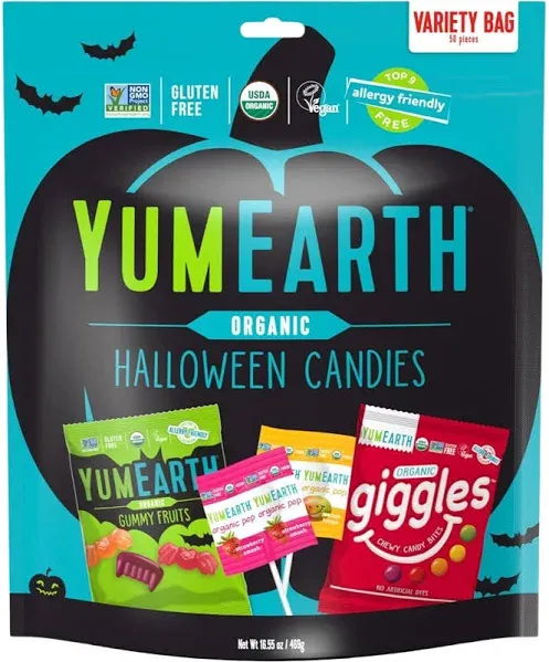 Organic Halloween Candies Variety Pack