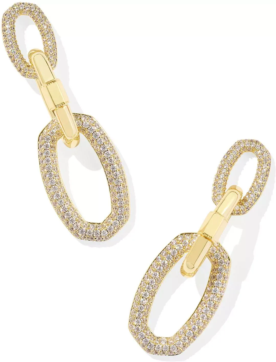Kendra Scott Emery Gold Statement Earrings