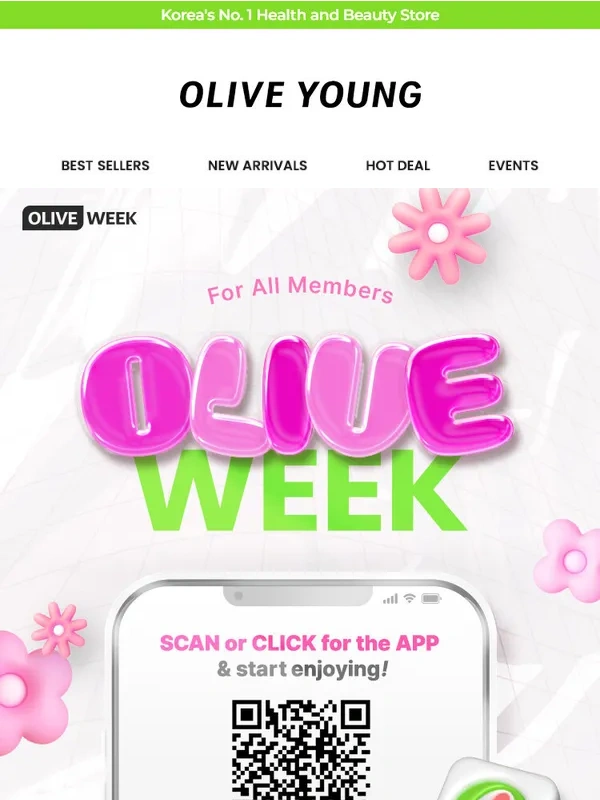 OLIVE YOUNG - (AD) ?OLIVE WEEK Still Going! ?Get 30% OFF + Extra 30% Off On Total Purchase?