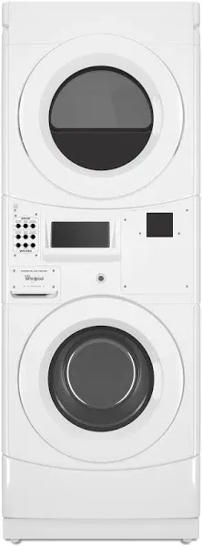Whirlpool CET9100GQ Commercial Electric Stack Washer/Dryer