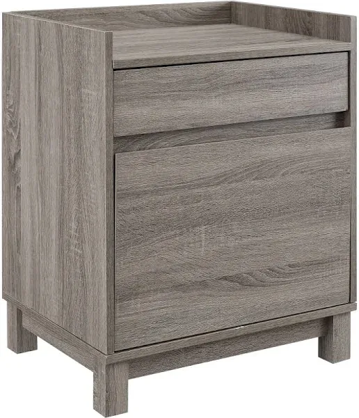 Linon Layla 22"W Lateral 2-Drawer Home Office File Cabinet