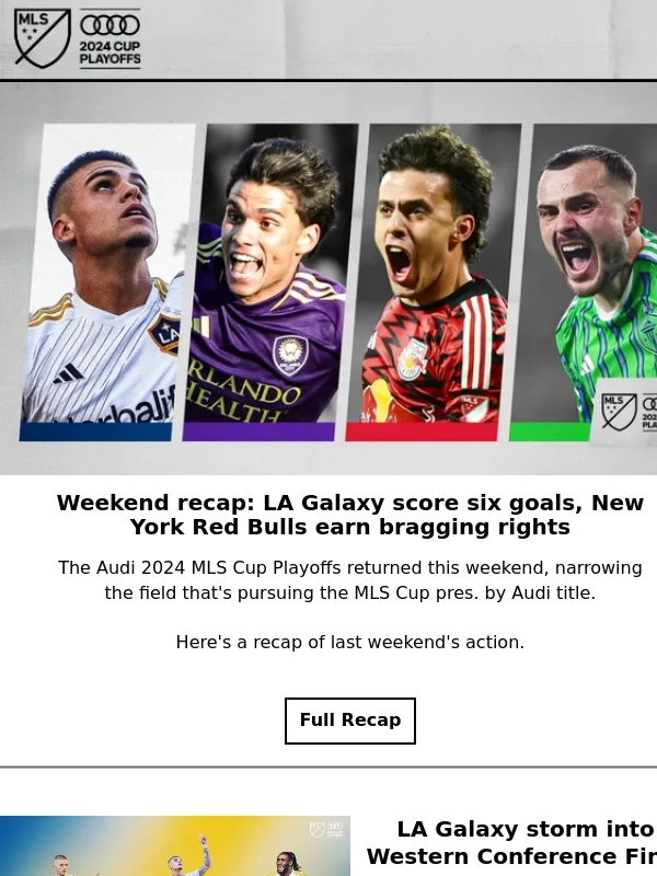 MLS - ⚽ Weekend recap: Which clubs advanced to the Conference Finals?