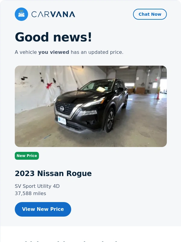 Carvana - Price alert on the 2023 Nissan Rogue!