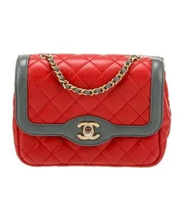 CHANEL Women's Mini Lambskin Crossbody Bag