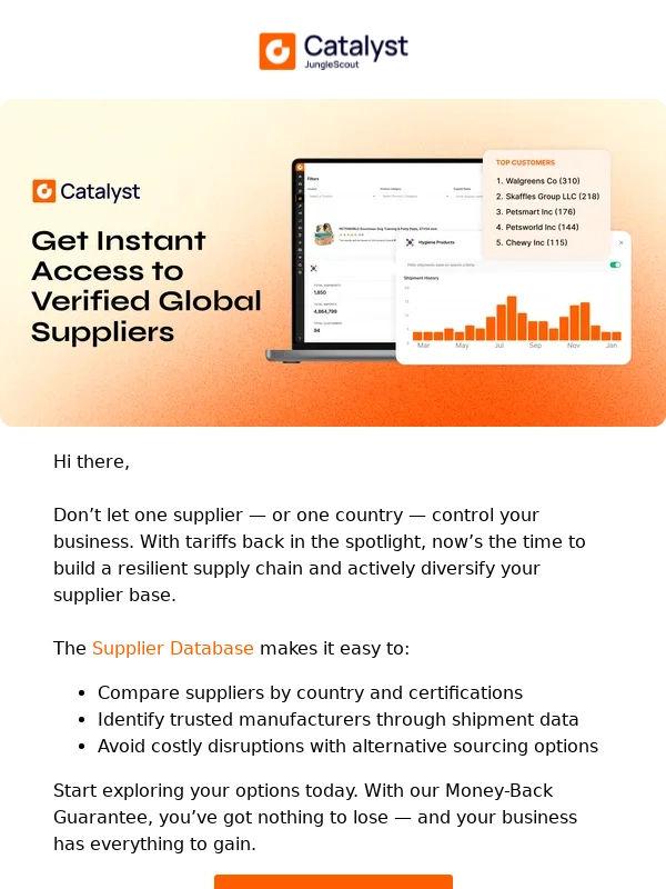 Jungle Scout - Diversify Your Supply Chain — Plans as Low as $29