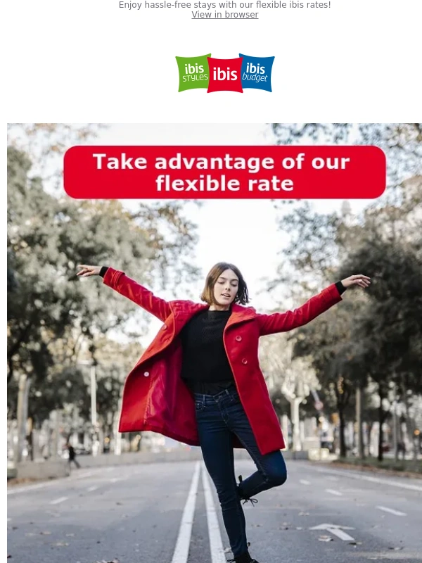 ibis - ? Ready to visit us again? Up to 10% off your next ibis stay!