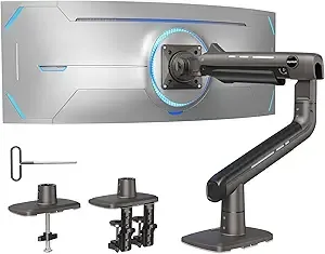 Huanuo Heavy Duty Single Monitor Aluminum Arm for Ultrawide Screens up to 49" $80.49 + Free Shipping
