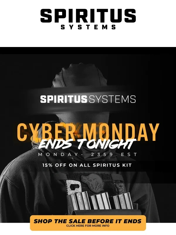 Spiritus Systems - FINAL HOURS of the Annual Spiritus Systems Sale