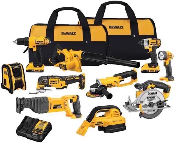 DEWALT 20V MAX 10 Tool Combo Kit DCK1020D2