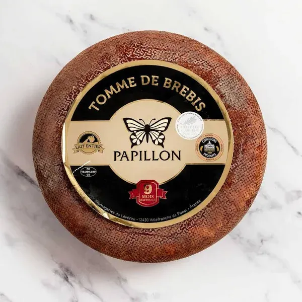 Tomme De Brebis French Sheep's Milk Cheese Half Wheel