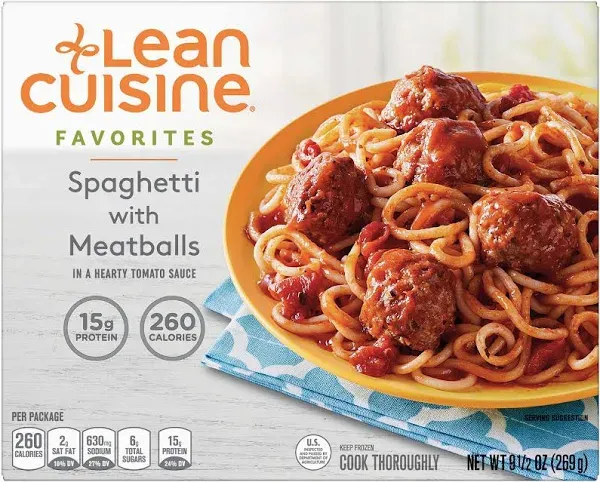 Lean Cuisine Spaghetti with Meatballs