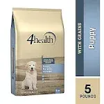 4health with Wholesome Grains Puppy Lamb Formula Dry Dog Food, 5 lb.