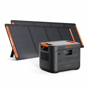 Jackery Pro 3000 Solar Power Station + Solar Panel 2-Pack