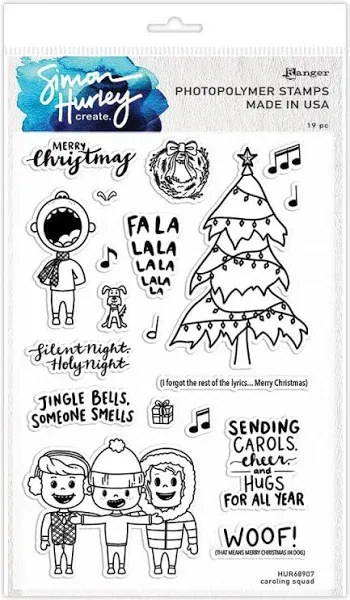 Ranger Simon Hurley Create Stamp Set Caroling Squad