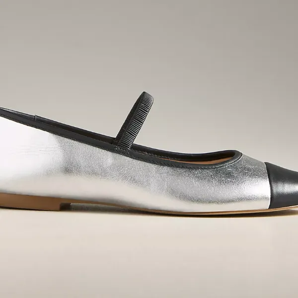 Maeve Cap-Toe Mary Jane Flats