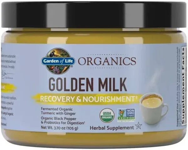 Garden of Life Mykind Organics Golden Milk Powder