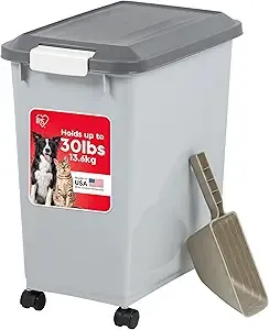 IRIS USA, Inc. IRIS Dog Food Container Gray 30 lbs