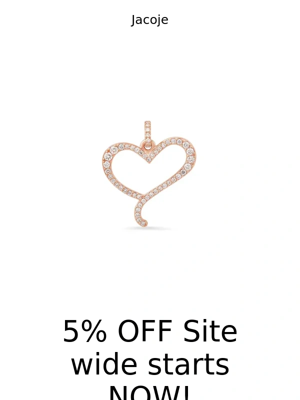 Jacoje - Valentines Sale starts now!