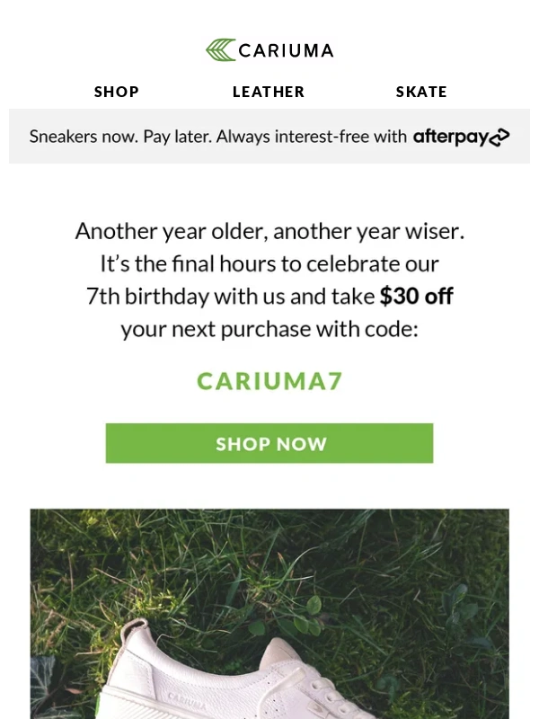 CARIUMA - LAST CHANCE TO CELEBRATE