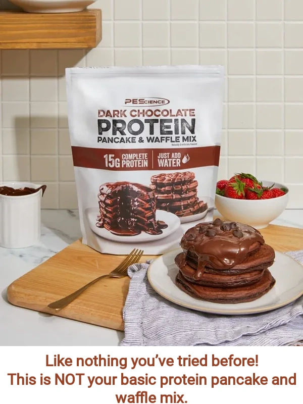 PEScience - ?Final Hours! Dark Chocolate Pancake & Waffle Mix
