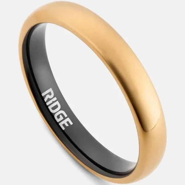 The Ridge Ridge 8mm Wide Tungsten Wedding Band