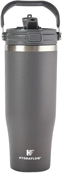HYDRAFLOW 40 oz Travel Tumbler – Insulated, Stainless Steel, Leakproof, Ideal for Coffee, Tea, and Cold Drinks